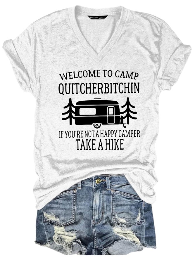 Funny Letter Short Sleeve T-Shirt