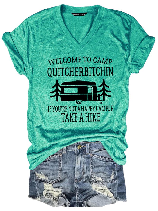 Funny Letter Short Sleeve T-Shirt