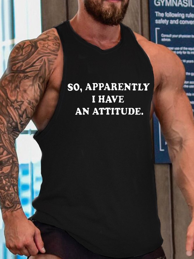 Obviously I Have An Attitude Men‘s Tank
