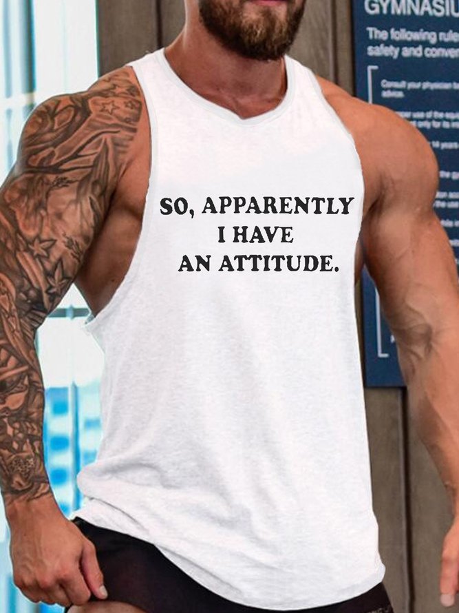 Obviously I Have An Attitude Men‘s Tank