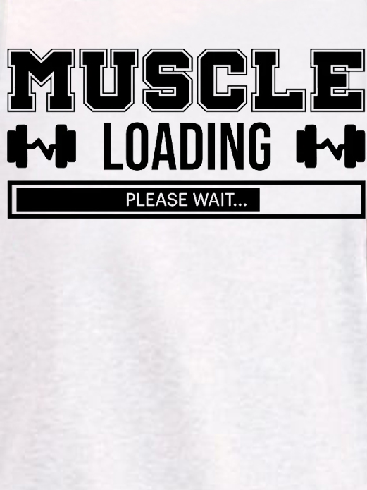 Men's Installing Muscles Please Wait Crew Neck Knit Tank