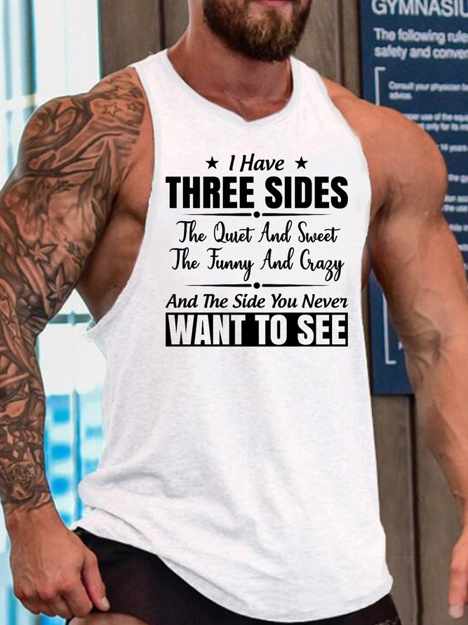 I Have Three Sides Men's Tank