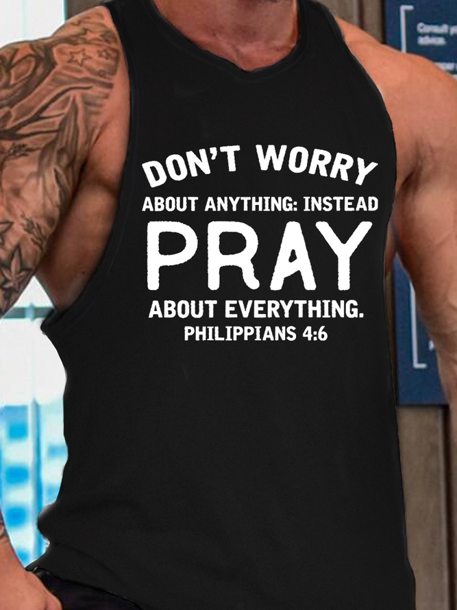 Don't Worry About Anything Men's Tank