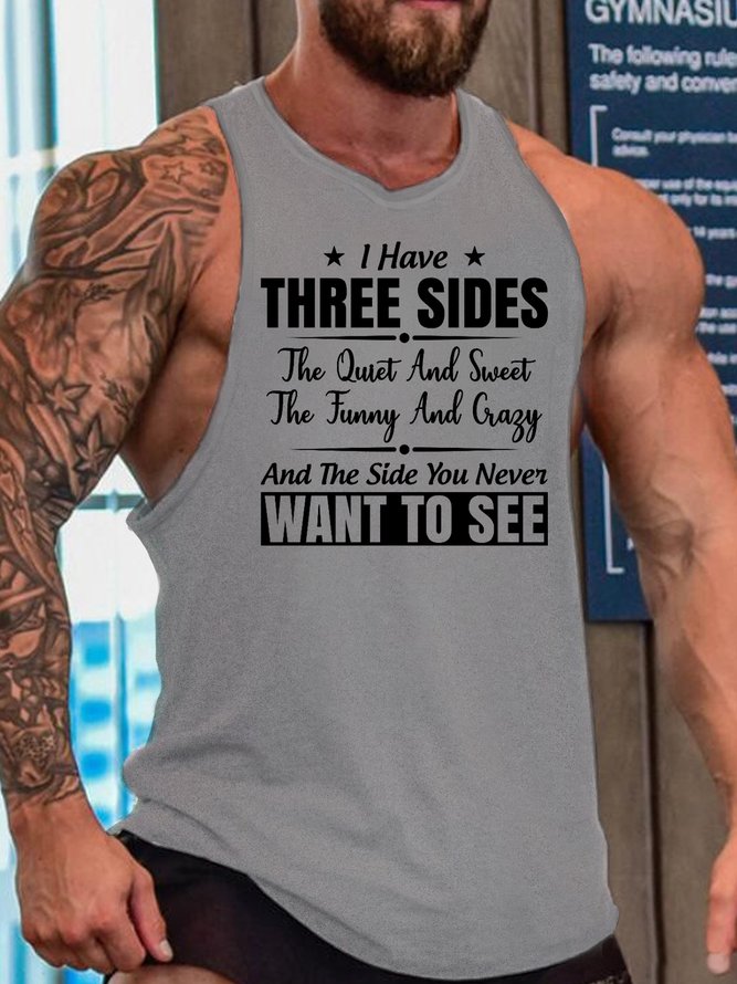 I Have Three Sides Men's Tank