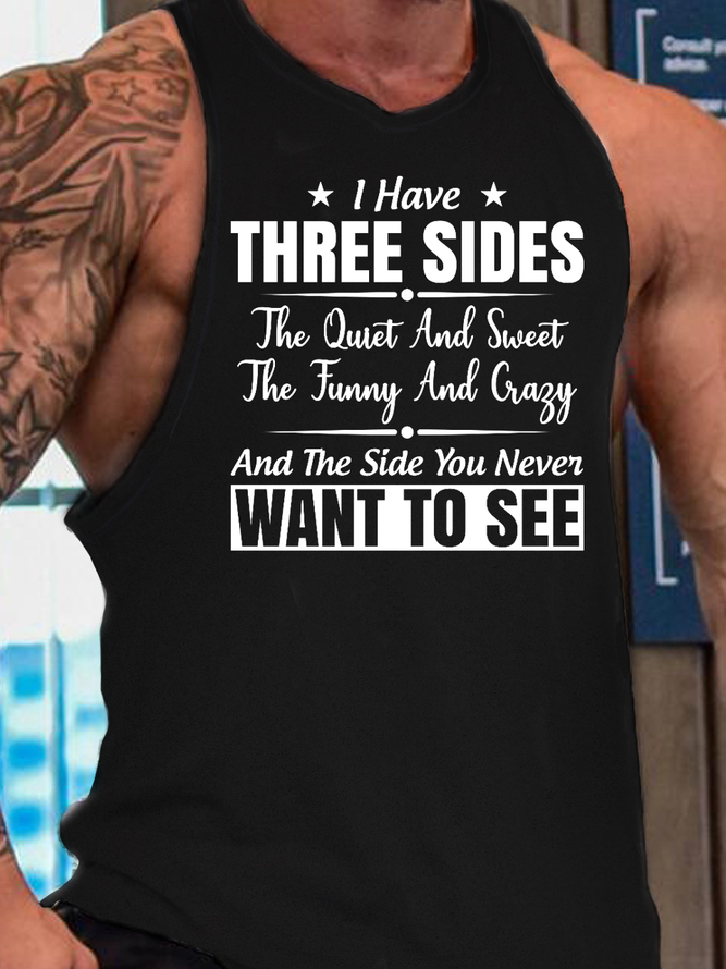 I Have Three Sides Men's Tank