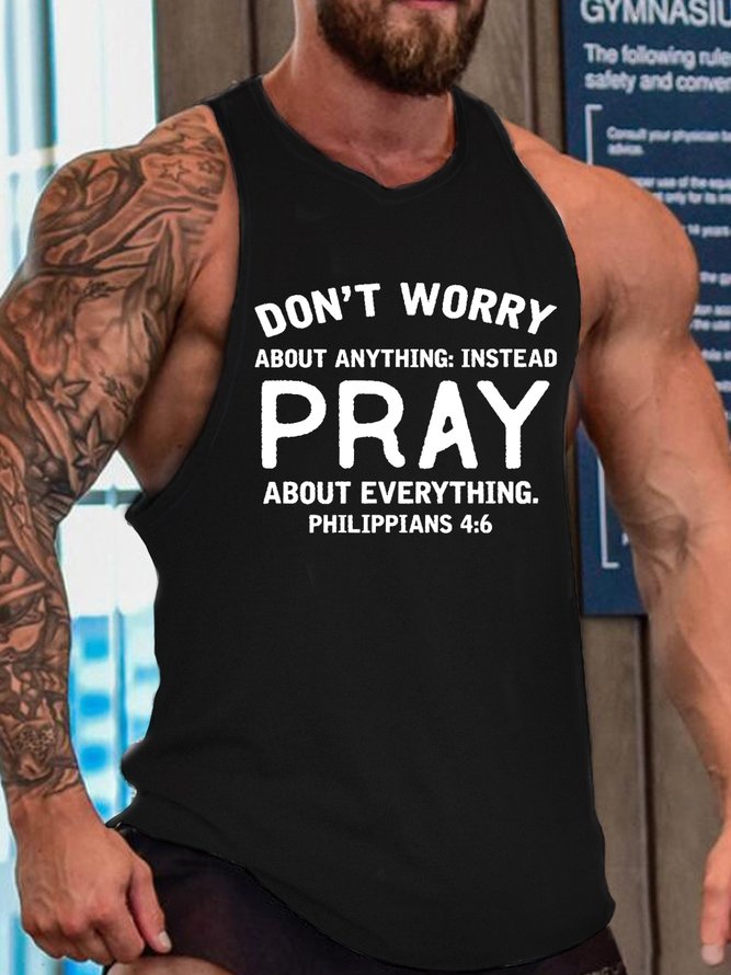 Don't Worry About Anything Men's Tank