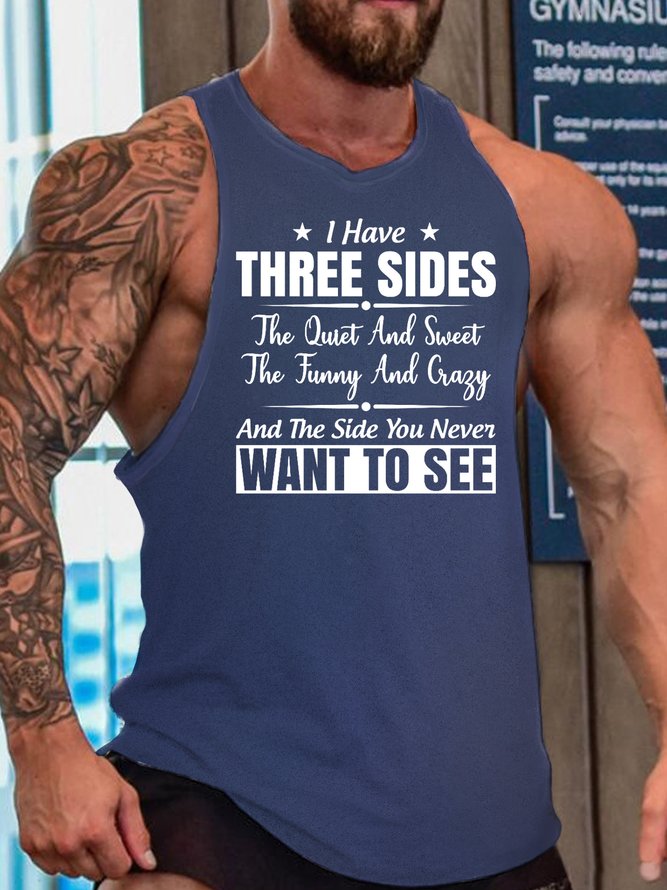 I Have Three Sides Men's Tank