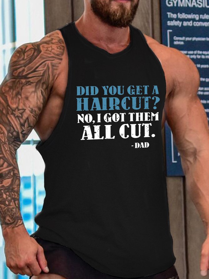 Funny Father's Day Gift Crew Neck Tank Top