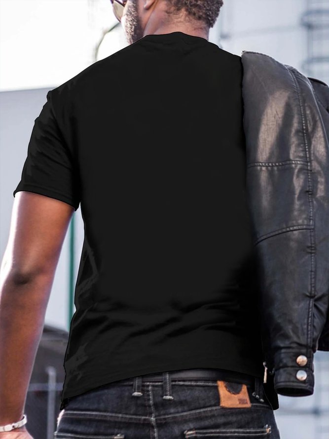 Men's Vintage Crew Neck Short Sleeve T-Shirt
