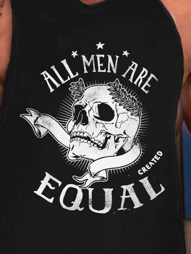 Veterans Crew Neck Casual Tank Top