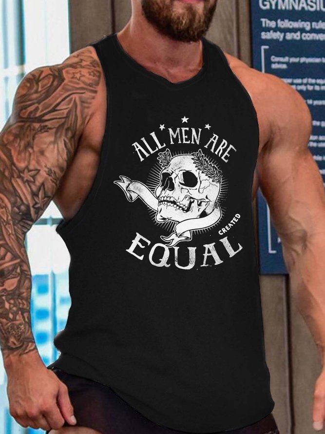 Veterans Crew Neck Casual Tank Top