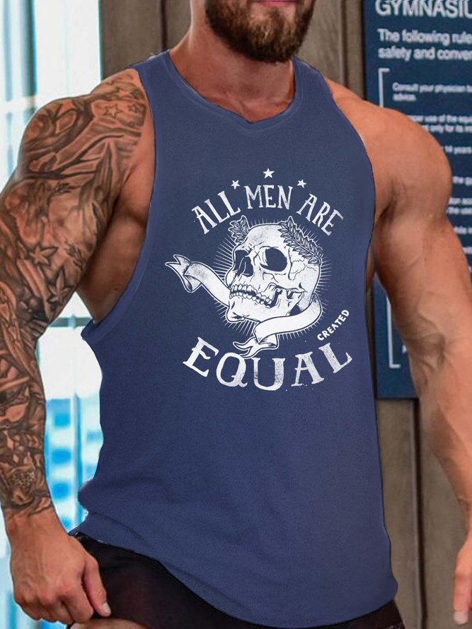 Veterans Crew Neck Casual Tank Top