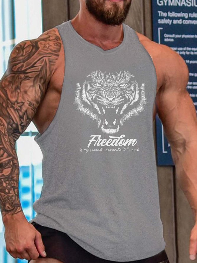 Veterans men’s Sleeveless Casual Tank Top