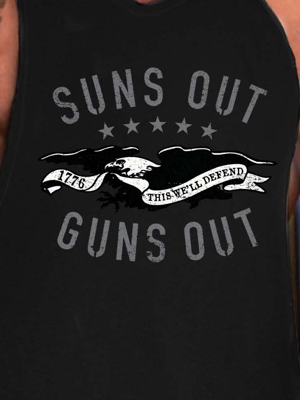 sea eagles men’s Casual Crew Neck Tank Top