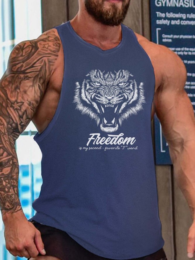 Veterans men’s Sleeveless Casual Tank Top
