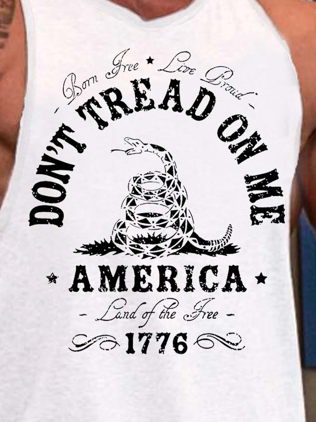 letter men’s Basics Tank Top
