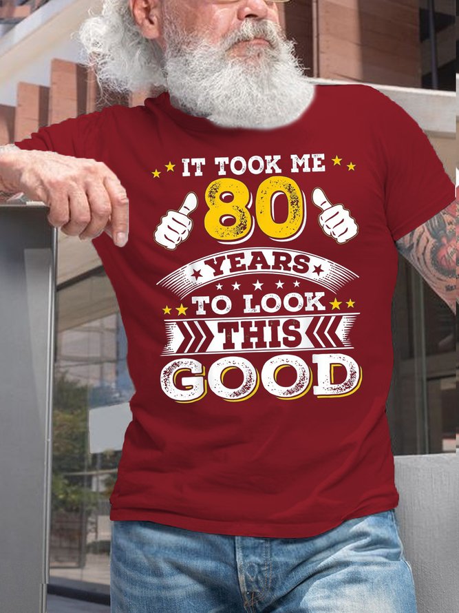 Mans Funny 1941 80Th 80 Years grandpa Casual Fit T-Shirt