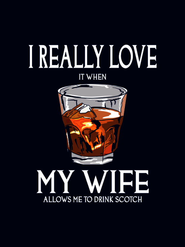 I Really Love My Wife Funny Crew Neck Tank Top