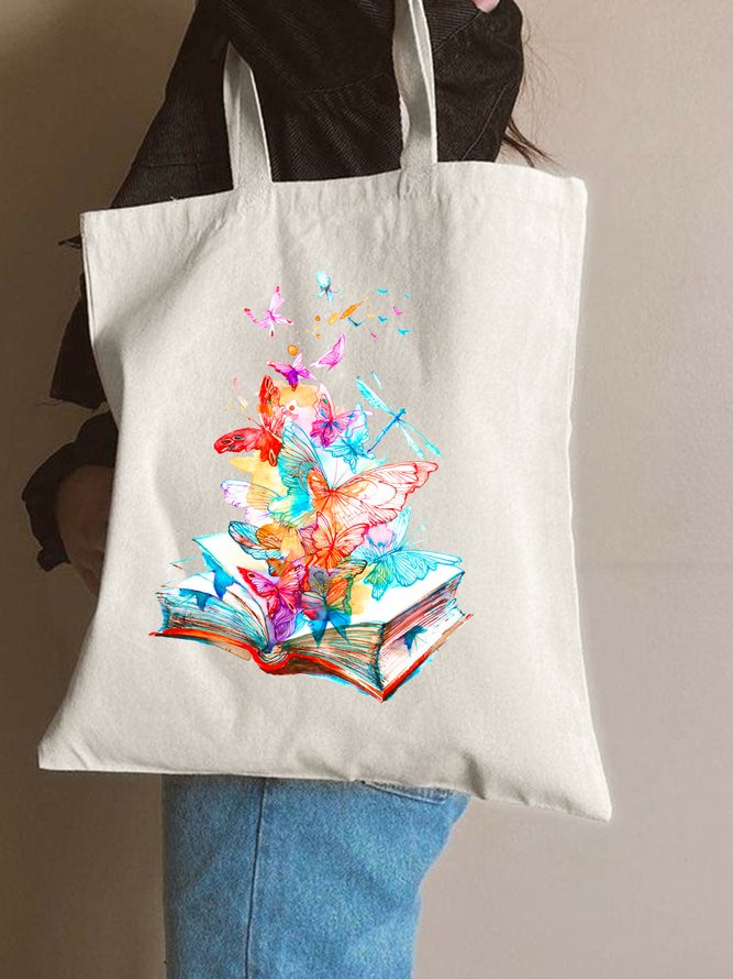 Butterfly Magic Book Shopping Tote
