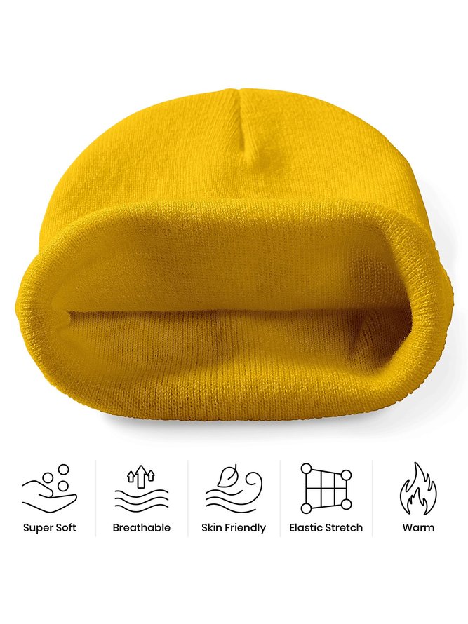 I Used To Be Cool Now I'm Just My Dogs Snack Dealer Funny Animal Dog Letter Beanie Hat