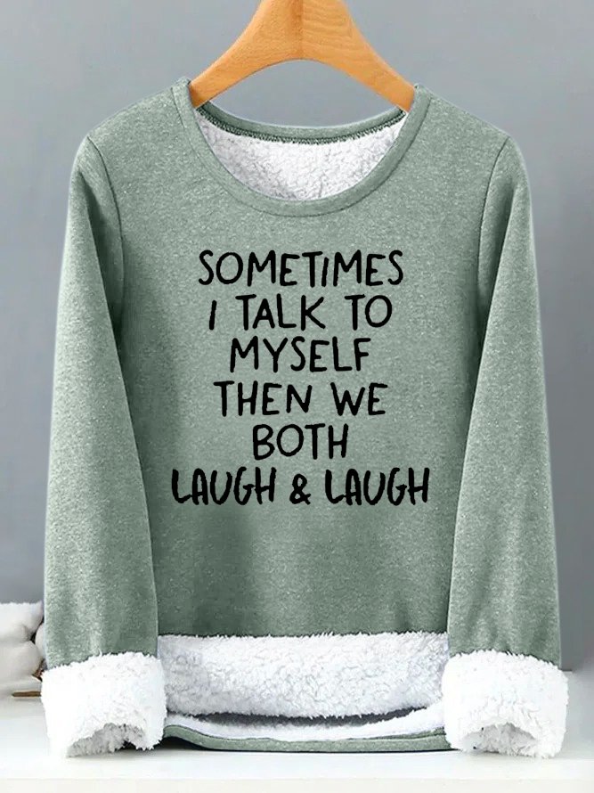 Women's Funny Casual Crew Neck Sweatshirt