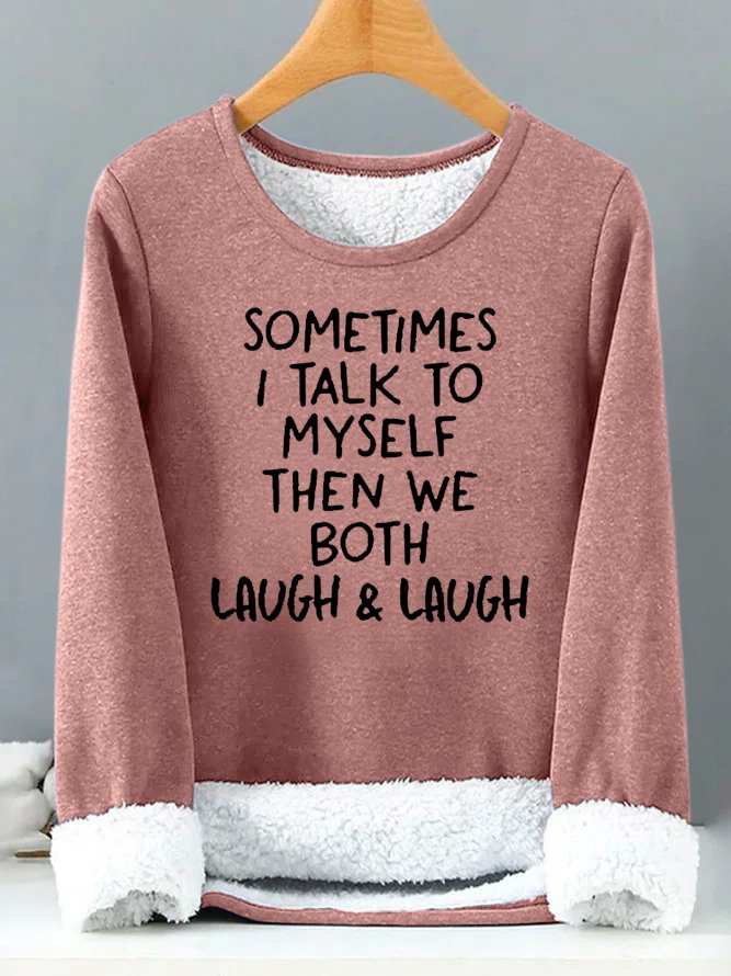 Women's Funny Casual Crew Neck Sweatshirt