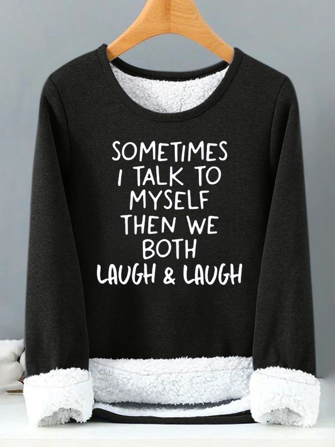 Women's Funny Casual Crew Neck Sweatshirt