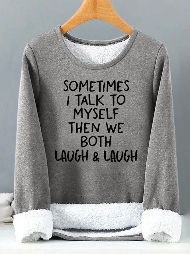Women's Funny Casual Crew Neck Sweatshirt