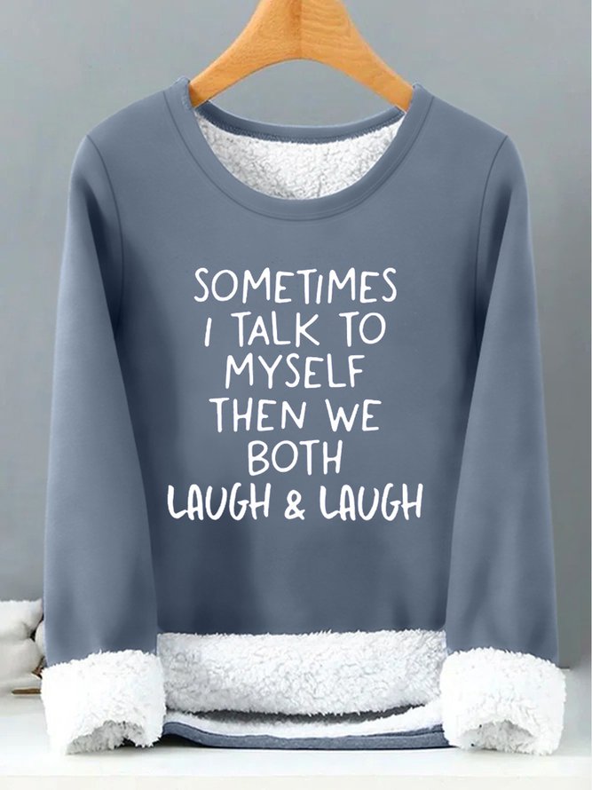 Women's Funny Casual Crew Neck Sweatshirt