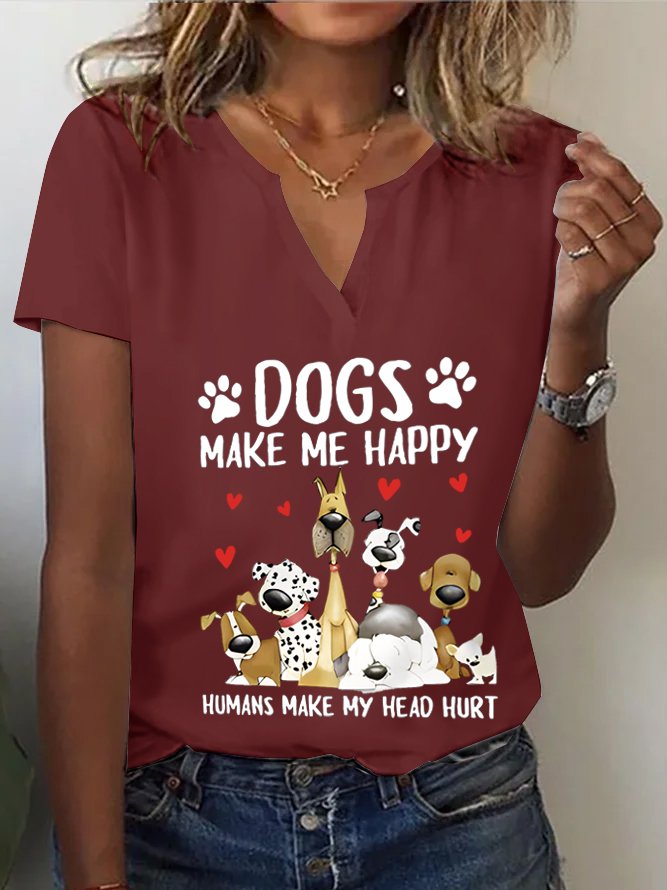 Others Jersey Loose Casual Shirt