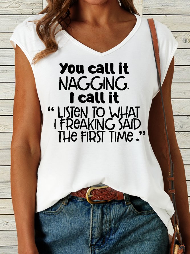 Women's Funny You Call It You Nail It Casual Tank Top