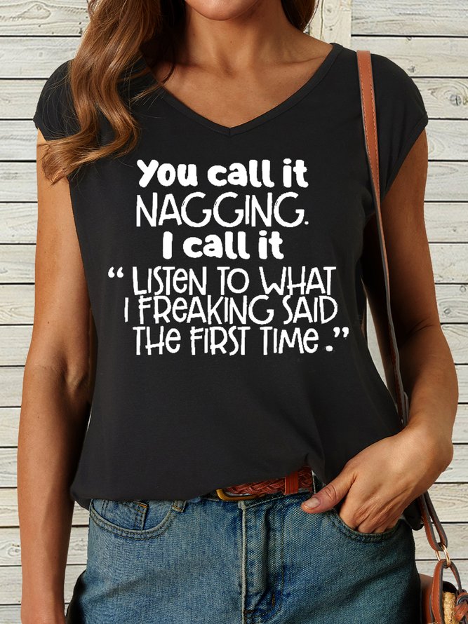 Women's Funny You Call It You Nail It Casual Tank Top