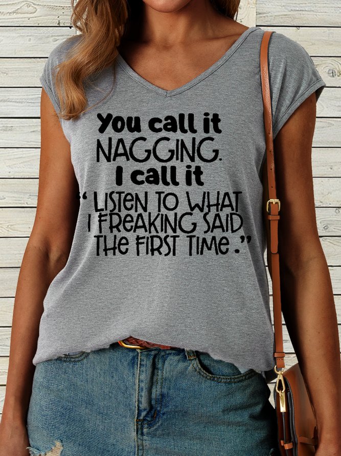 Women's Funny You Call It You Nail It Casual Tank Top