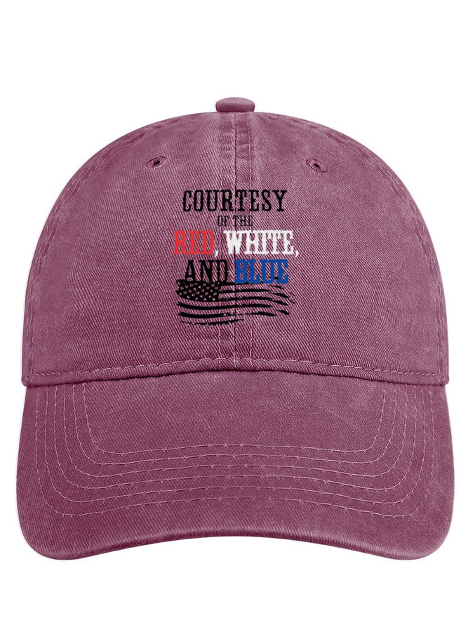Courtesy Of The Red White And Blue Sun Hat