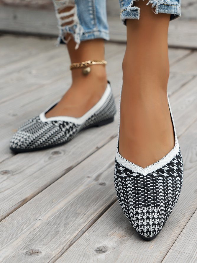 All Season Mesh Fabric Casual Leopard Shallow Shoes