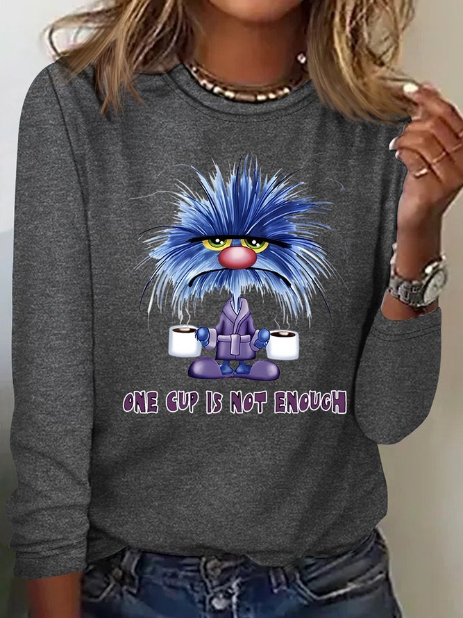 One Cuo Is Not Enouch Casual Long Sleeve Shirt