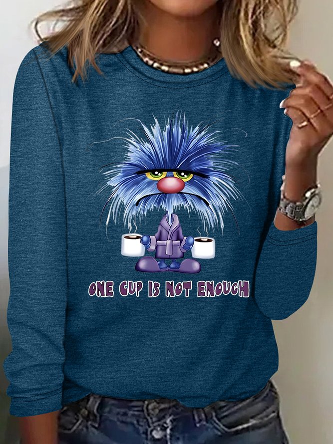 One Cuo Is Not Enouch Casual Long Sleeve Shirt