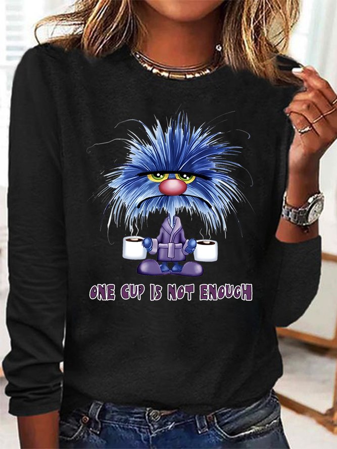 One Cuo Is Not Enouch Casual Long Sleeve Shirt