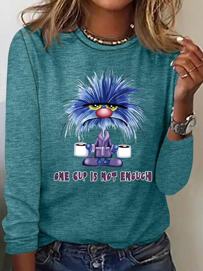 One Cuo Is Not Enouch Casual Long Sleeve Shirt