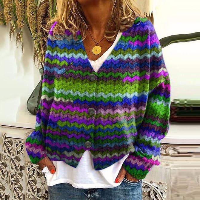 Casual Wool/Knitting Turkey Cardigan