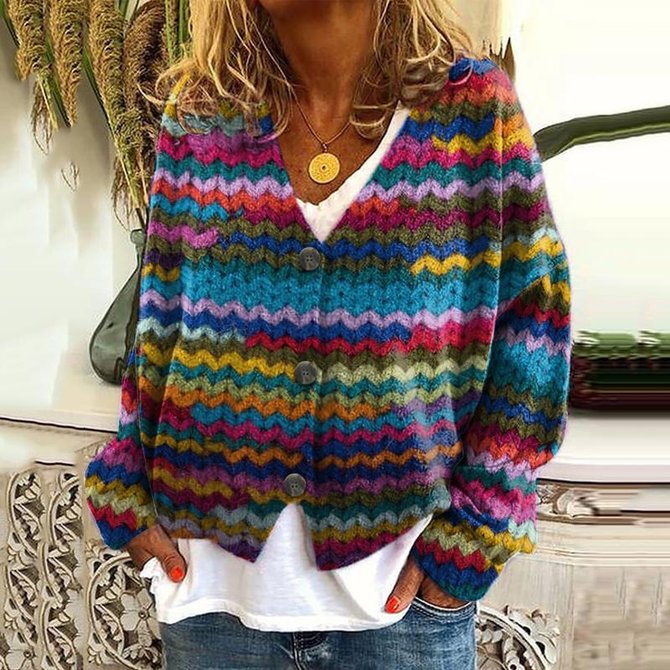 Casual Wool/Knitting Turkey Cardigan