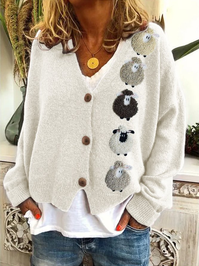 Casual Wool/Knitting Turkey Cardigan