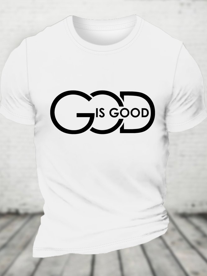 God Is Good Cotton T-shirt