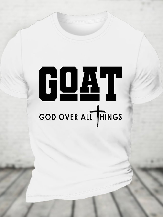 Goat God Over All Things Cotton T-shirt