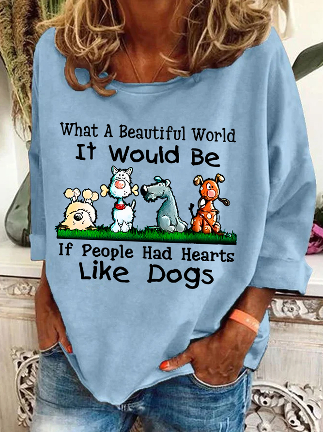 Dog Lovers Casual Sweatshirt