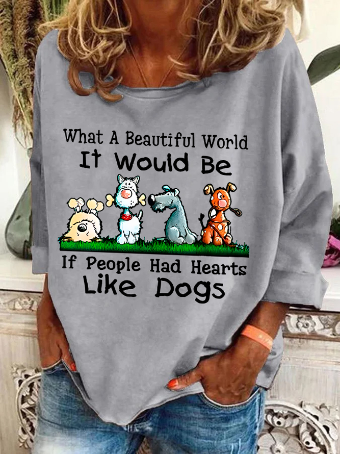 Dog Lovers Casual Sweatshirt