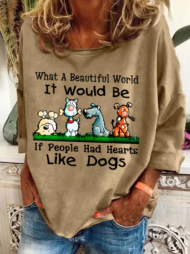 Dog Lovers Casual Sweatshirt