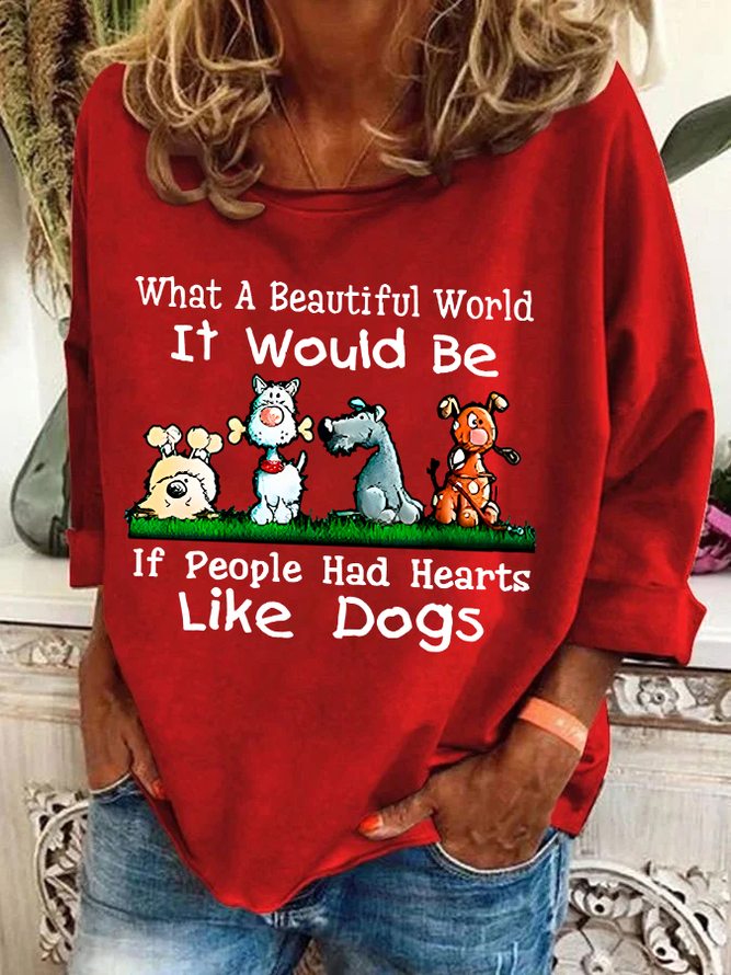 Dog Lovers Casual Sweatshirt
