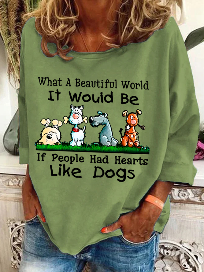 Dog Lovers Casual Sweatshirt