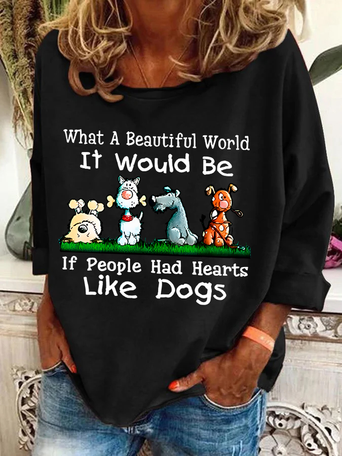 Dog Lovers Casual Sweatshirt
